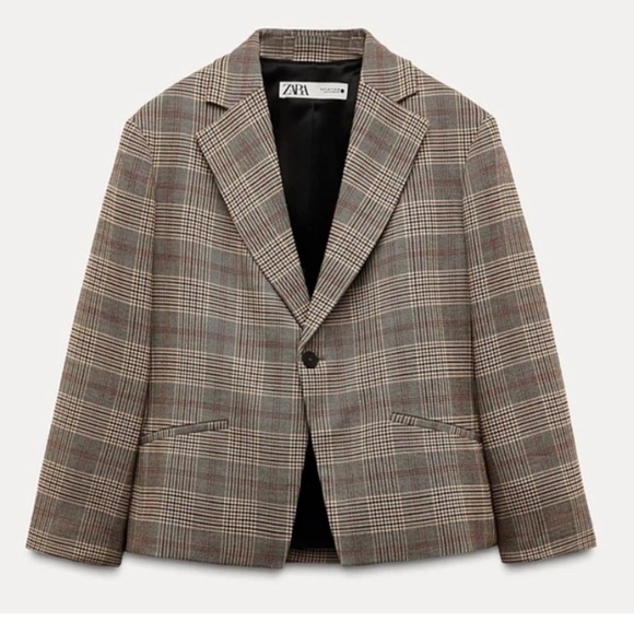 NWT ZARA CHECKERED blazer size. XL 
🚨 FIRM PRICE NO ACCEPT OFFER - Picture 11 of 15